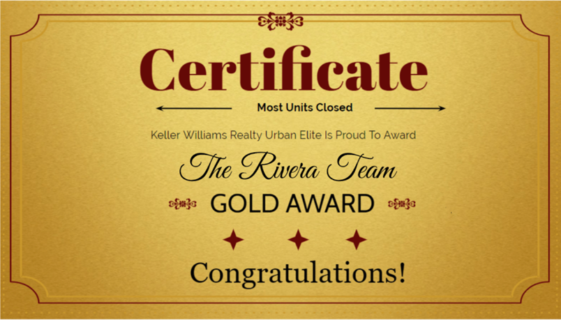 Rivera Team – You’re #1!!