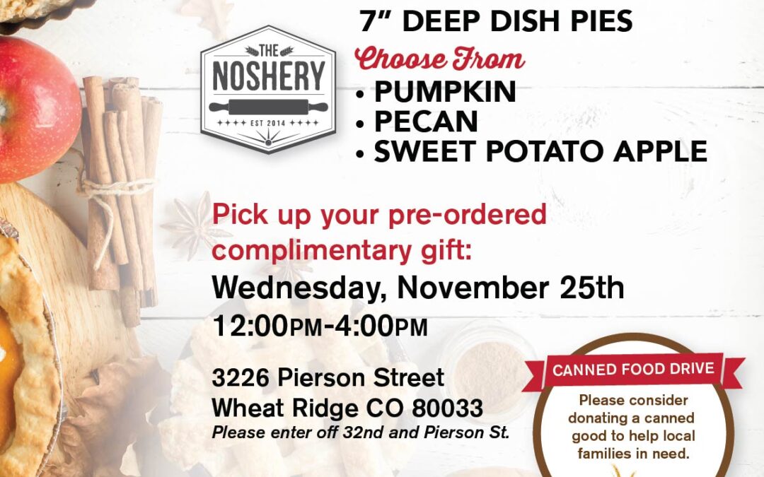 RSVP For Our Thanksgiving Pie Giveaway