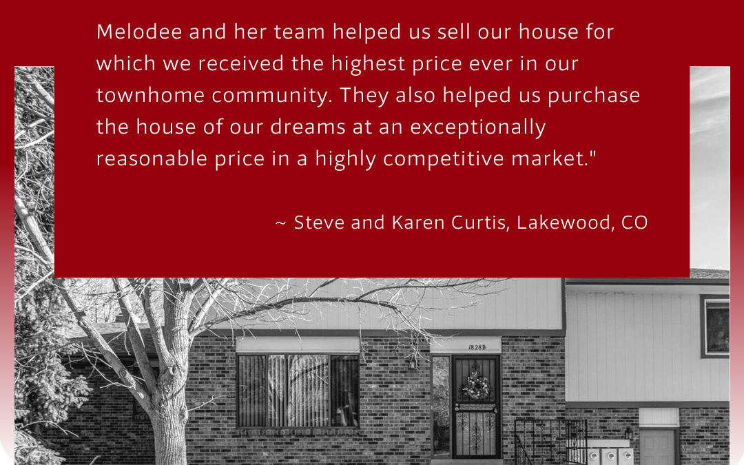 Steve and Karen: 5 stars for Melodee and her team.