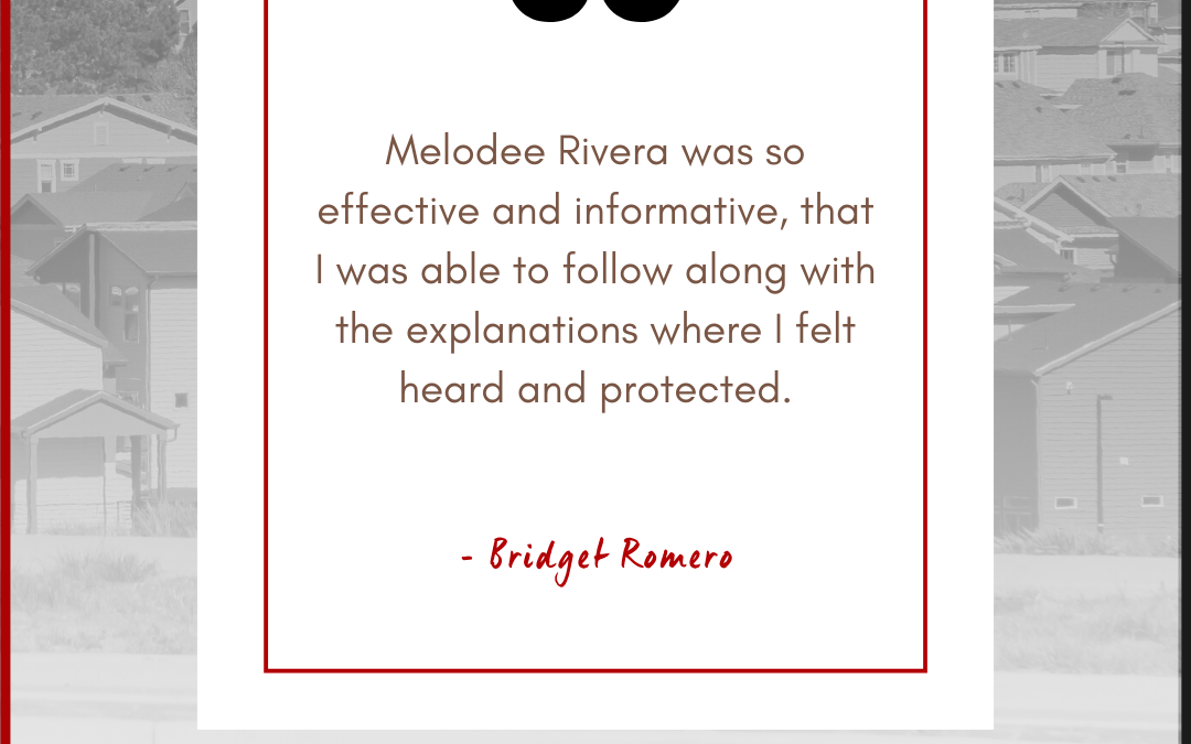 Bridget: My experience with The Rivera Team has been ULTRA SPECTACULAR!