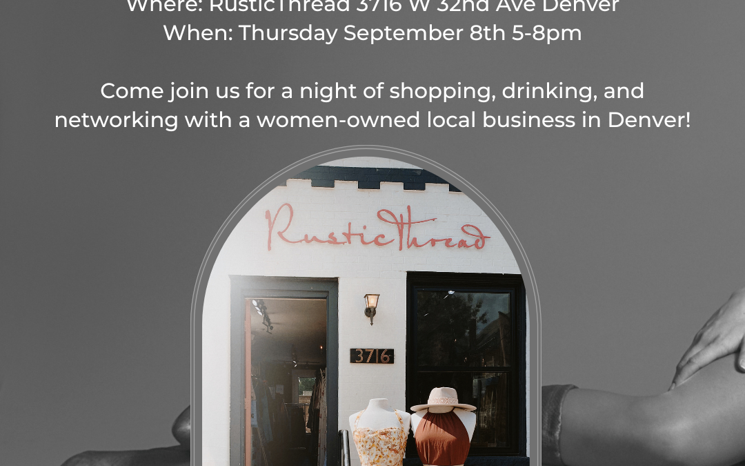 Sip & Shop Event at Rustic Thread