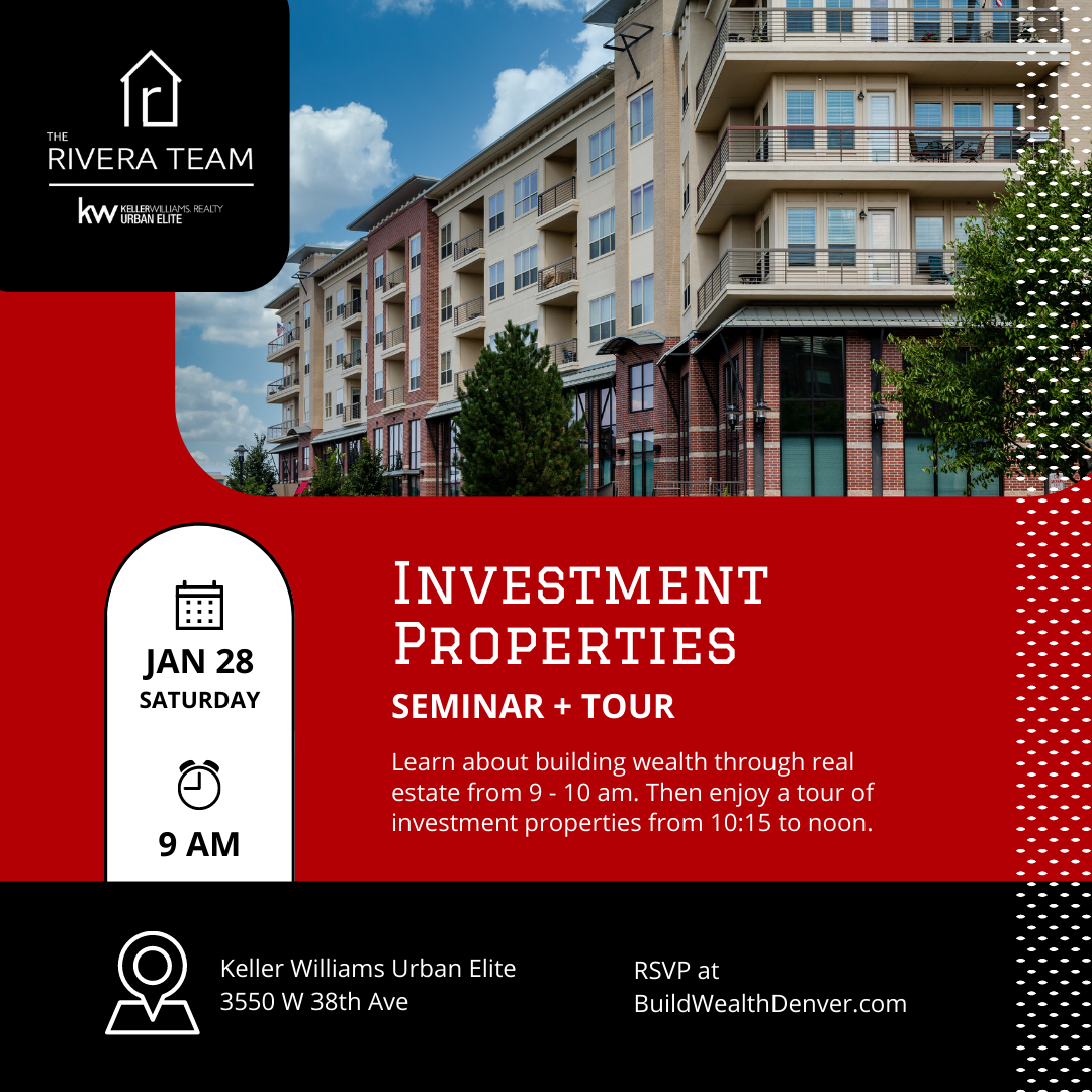 Investment Properties Seminar & Tour The Rivera Team